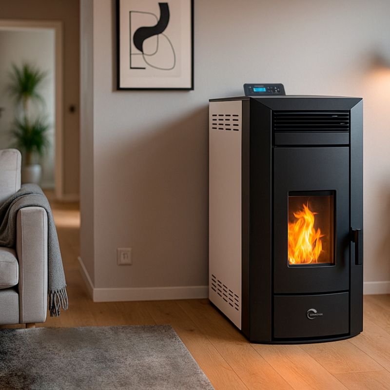 Pilleovn Kleona 22,7 kW med Vandkappe | 3760401213603