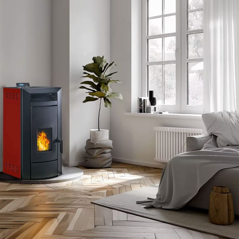 Pillefyr Kleona 22,7 kW Vandbåren 106,6x53,6 cm