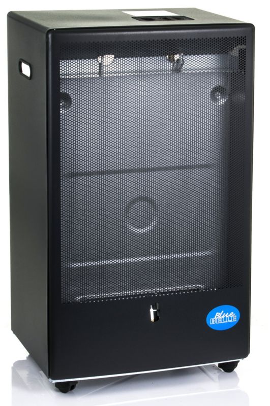 FERRETTI 4200W Katalytisk Gasvarmer med Blå Flamme, Effektiv Sort Model