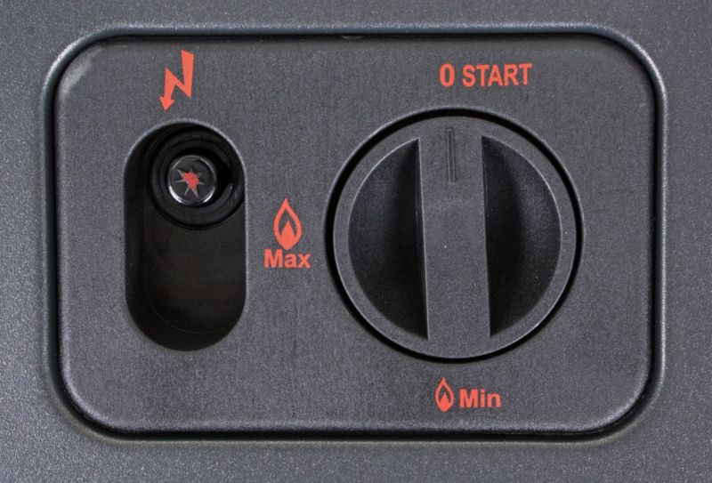 FERRETTI 4200W Katalytisk Gasvarmer med Blå Flamme, Effektiv Sort Model