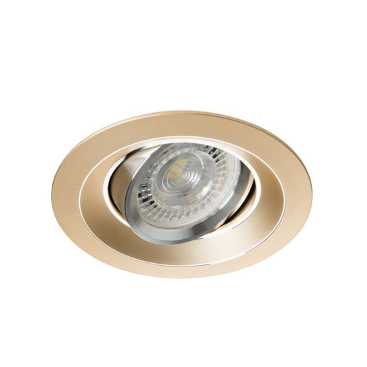 LightLogic LL CILI DTO-G 30541 guldfarvet indbygningsspot til loft - 1 stk.