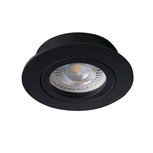 LightLogic LL COSS DTO-B 30545 spotringslampe, rund, sort, 1 stk.