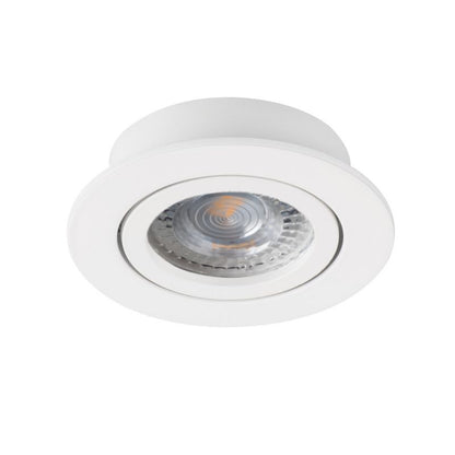 LightLogic LL COSS DTO-W 30546 rund loftspot med justerbar ring, hvid, 1 stk.