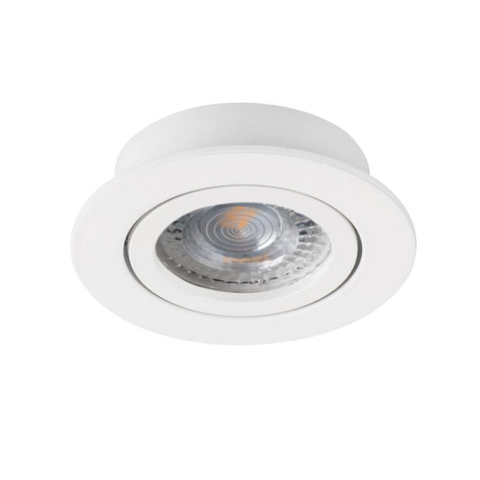 LightLogic LL COSS DTO-W 30546 rund loftspot med justerbar ring, hvid, 1 stk.