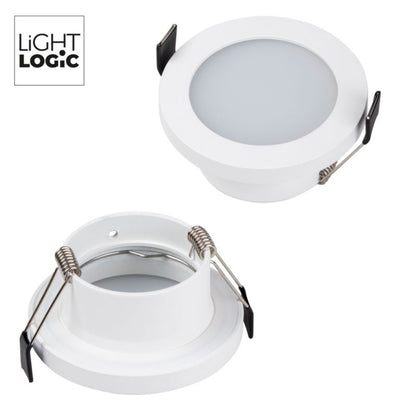 LightLogic LL HONIS IP44 DSO-W indbygningsspot-ring, rund, 1 stk.