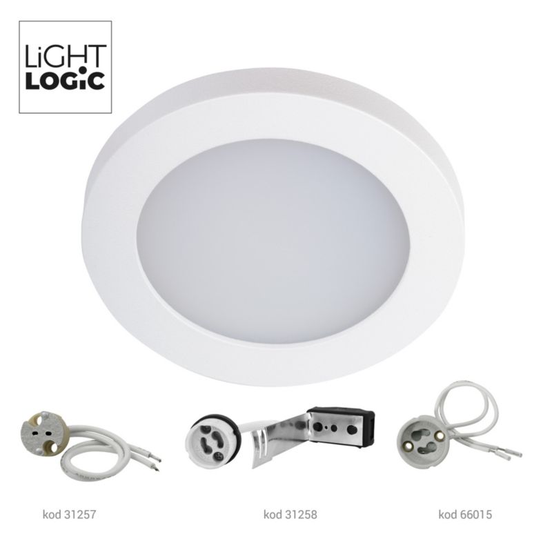 LightLogic LL HONIS IP44 DSO-W indbygningsspot-ring, rund, 1 stk.