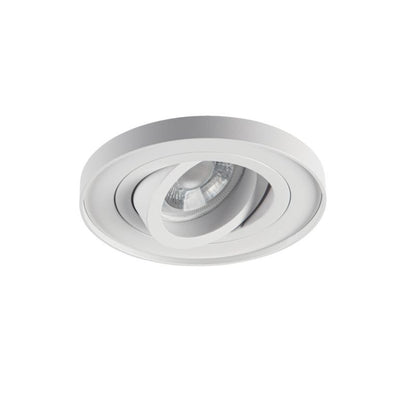 LightLogic MINI BORD SLIM DTO-W 31255 indbygningsspot med hvid ring, 1 stk.