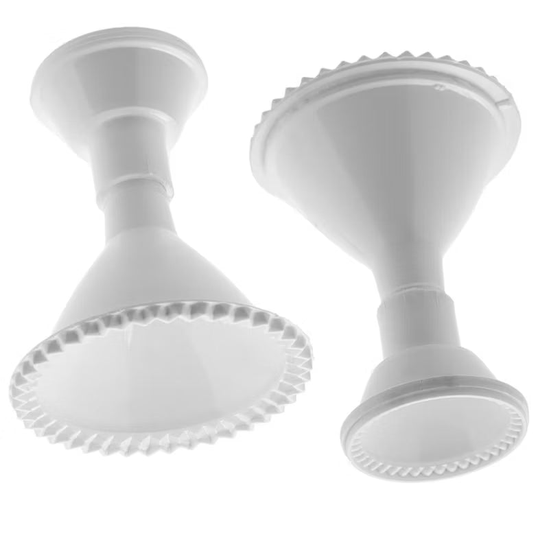 Pierogiudstikker Dobbeltsidet Plastik Hvid
