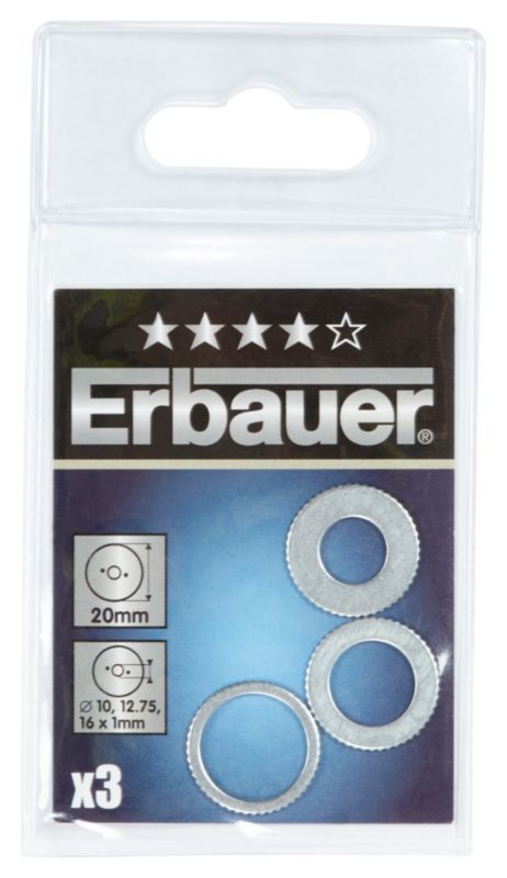 Erbauer reduktionsringe 20/16, 20/12,75, 20/10 – 3 stk.
