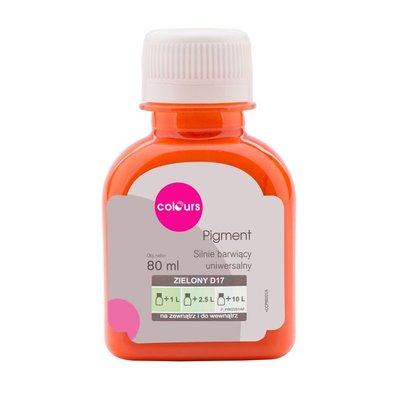 Pigment til maling Colours grøn 80 ml