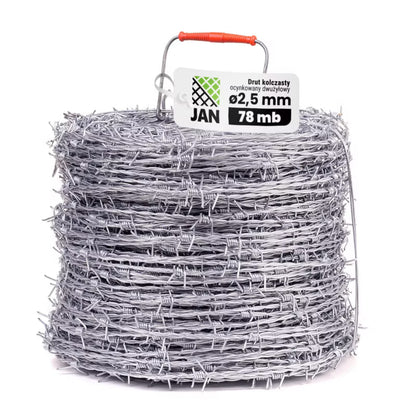Pigtråd Galvaniseret 2,5 mm 78 m Sølv