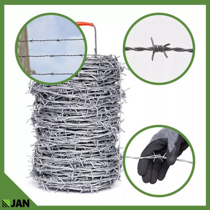 Pigtråd Galvaniseret 2,5 mm 78 m Sølv
