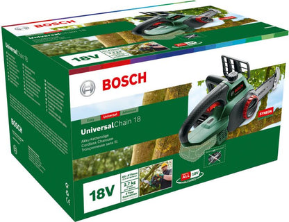 Bosch Universal Chain 18 V batteridrevet kædesav