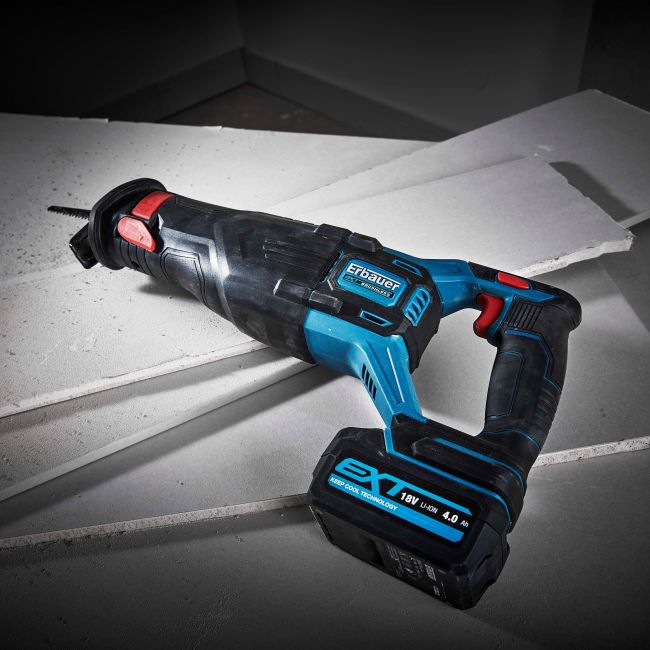 Erbauer 18 V bajonetsav med 1 x 4 Ah batteri