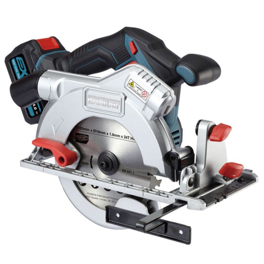 Erbauer 18 V rundsav med 1 x 4 Ah batteri
