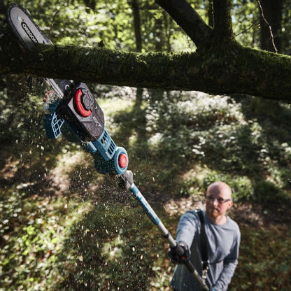 Erbauer 18 V akku-kædesav med forlængerstang 20 cm