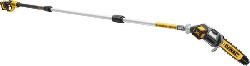 DeWalt XR 18 V batteridrevet kædesav med teleskoparm, 30 cm