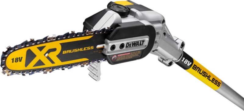 DeWalt XR 18 V batteridrevet kædesav med teleskoparm, 30 cm
