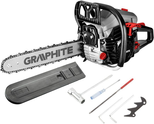 Graphite benzindrevet kædesav 2,7 kW med 16" sværd