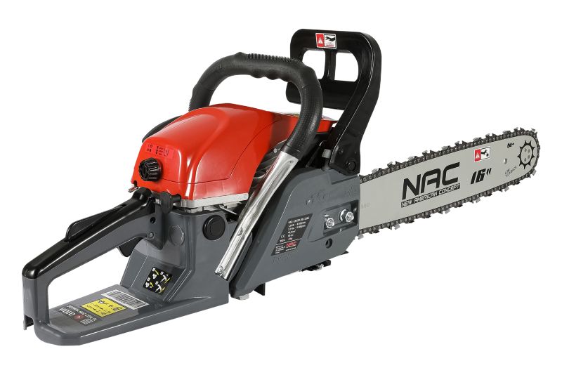NAC benzindrevet kædesav 52 cm³ med 40 cm sværd
