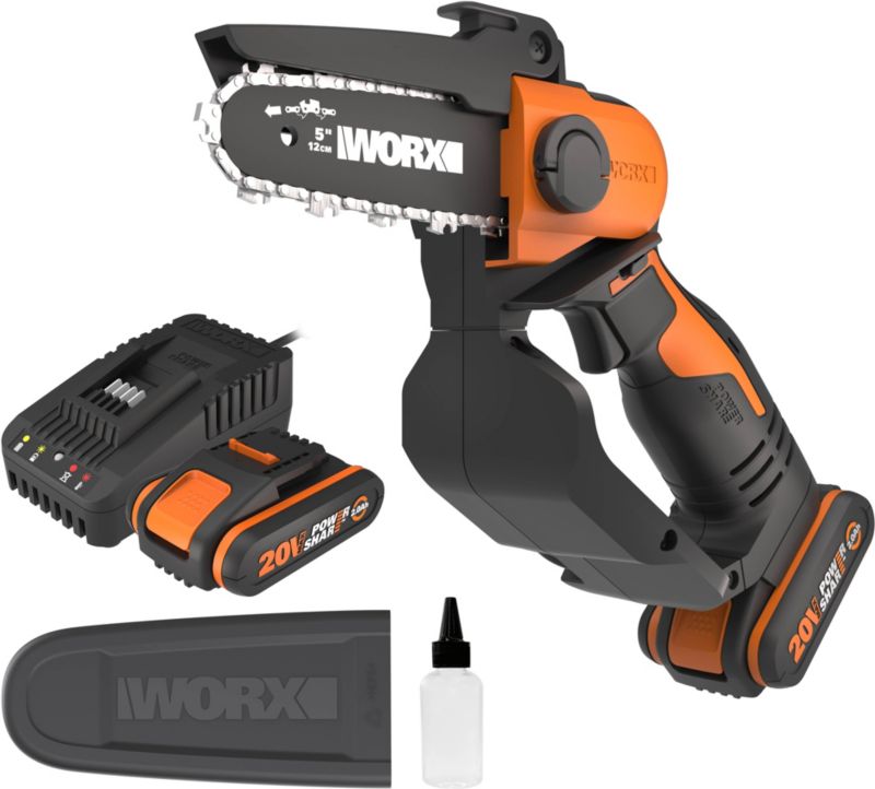 Mini-kædesav Worx WG324E 20 V