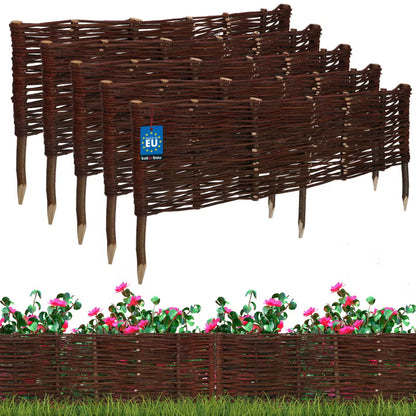 Pilehegn 100x30 cm Brun 5 Stk.