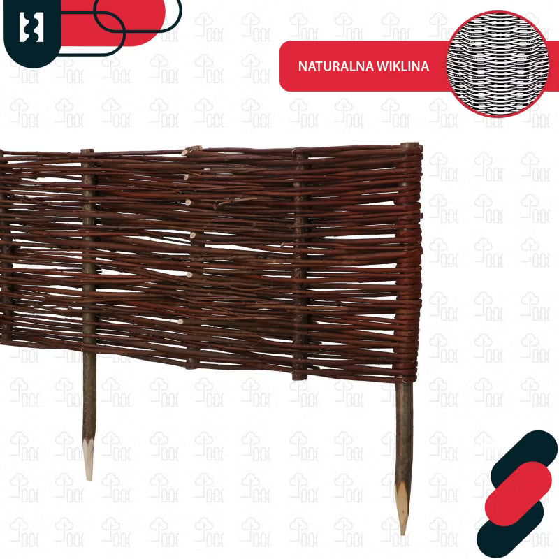 Pilehegn 100x30 cm Brun 5 Stk.