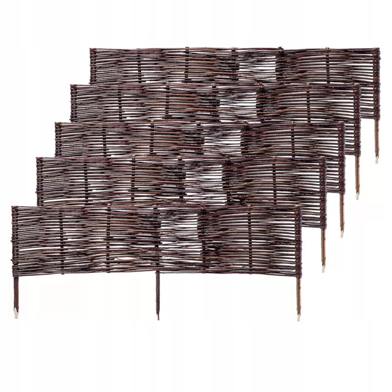 Pilehegn 100x40 cm Brun 5 Stk