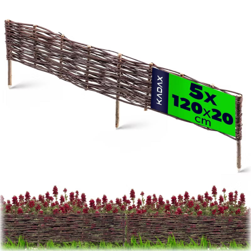 Pilehegn 120x20 cm Natur 5-Pak