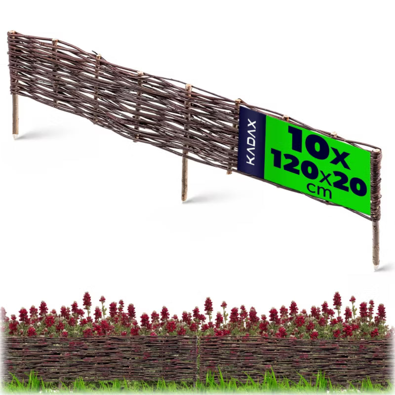 Pilehegn Bedafgrænsning Natur 125x25 cm