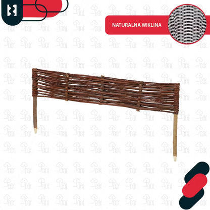 Pilehegn Havekant 60x10 cm Brun