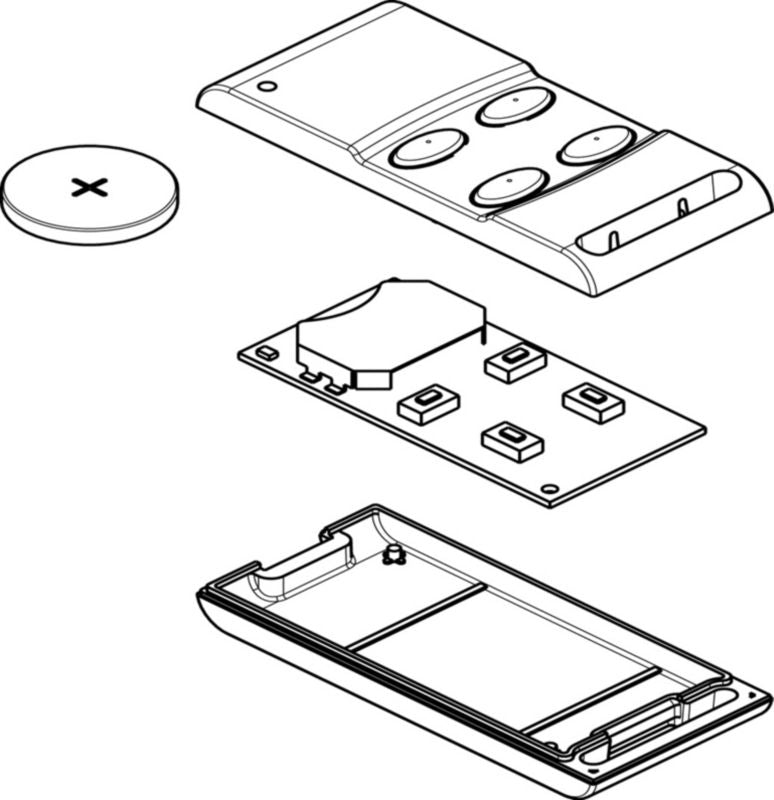 Fjernbetjening til GoodHome motor – 2 stk.