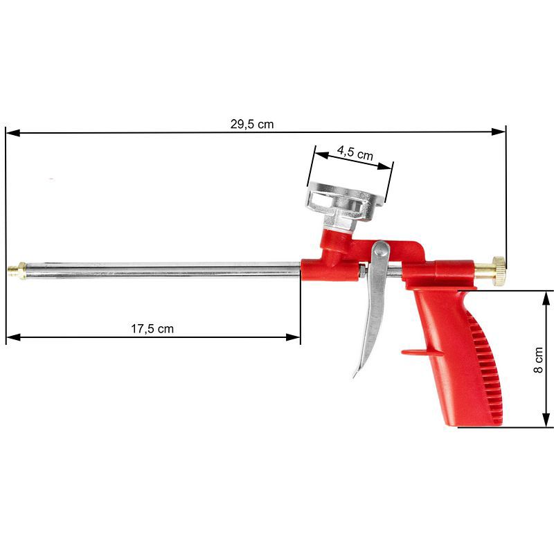 Bauhus EKO monteringsskumpistol i metal, 1 stk.