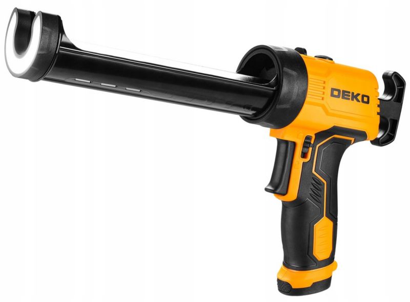 DEKO batteridrevet fugepistol til lim- og tætningsmasser, 1 stk.