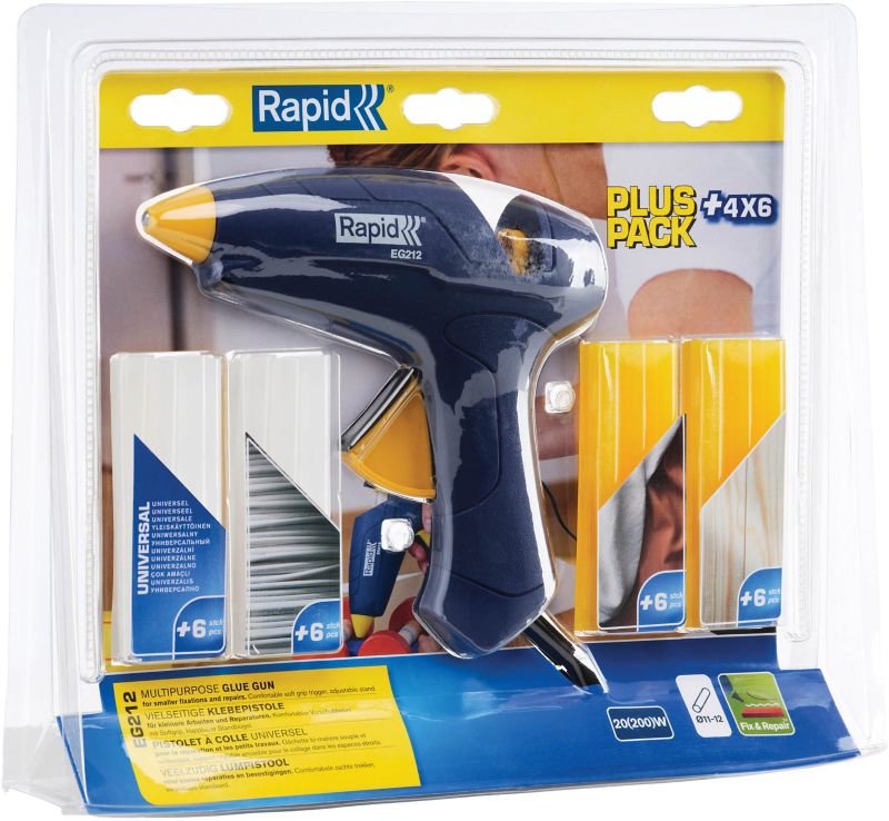 Rapid EG212 koldlimpistol med limstifter