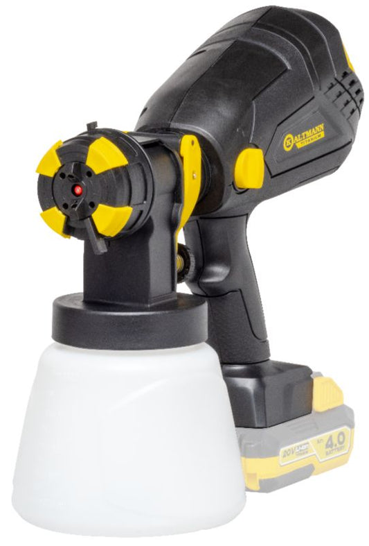 Kaltmann Titanium KTI-PMA20V 20V batteridrevet malersprøjte med 3 dyser og 1L beholder (kun enhed) 1 stk.