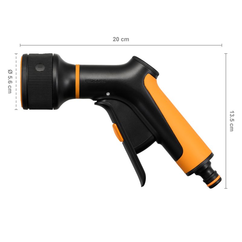 Fiskars Comfort 3‑funktioners sprøjtepistol