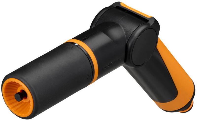 Fiskars Comfort sprøjtepistol i sort og orange