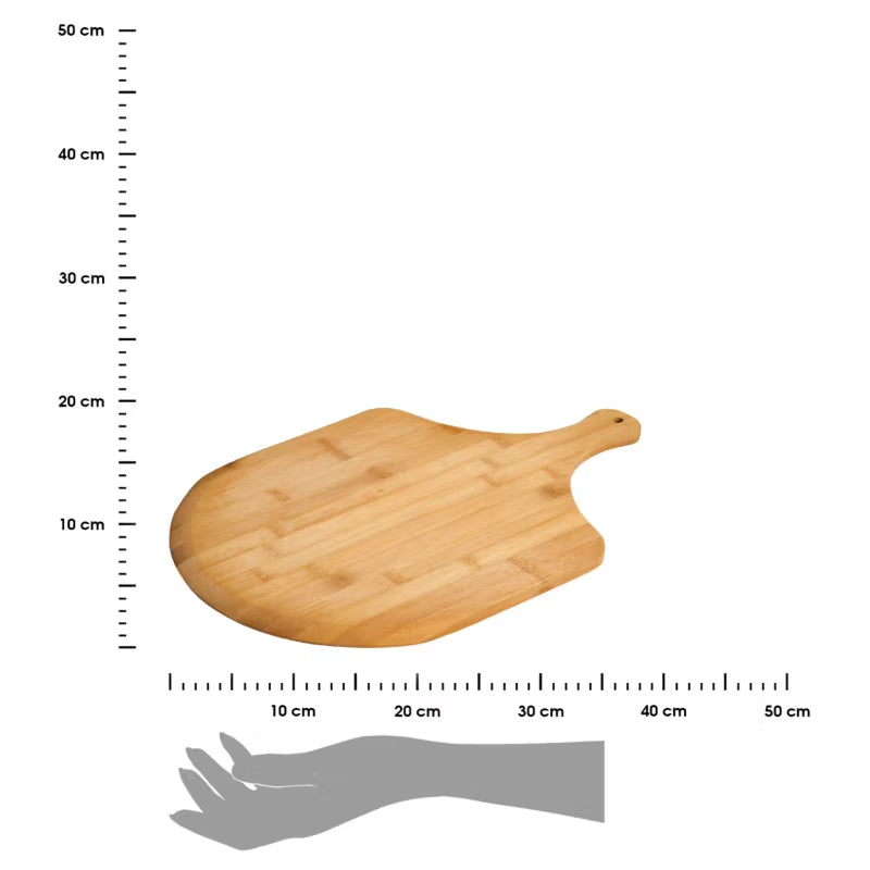 Pizzabræt 45x30 cm Brun Bambus