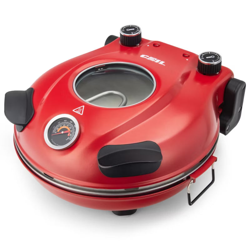 Pizzamaskine 1200W 31 cm 420°C med Pizzasten