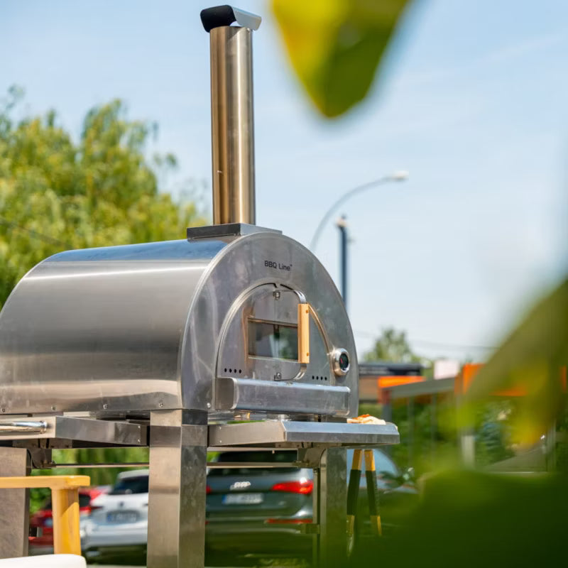 Pizzaovn AB459 Rustfrit Stål Sølv