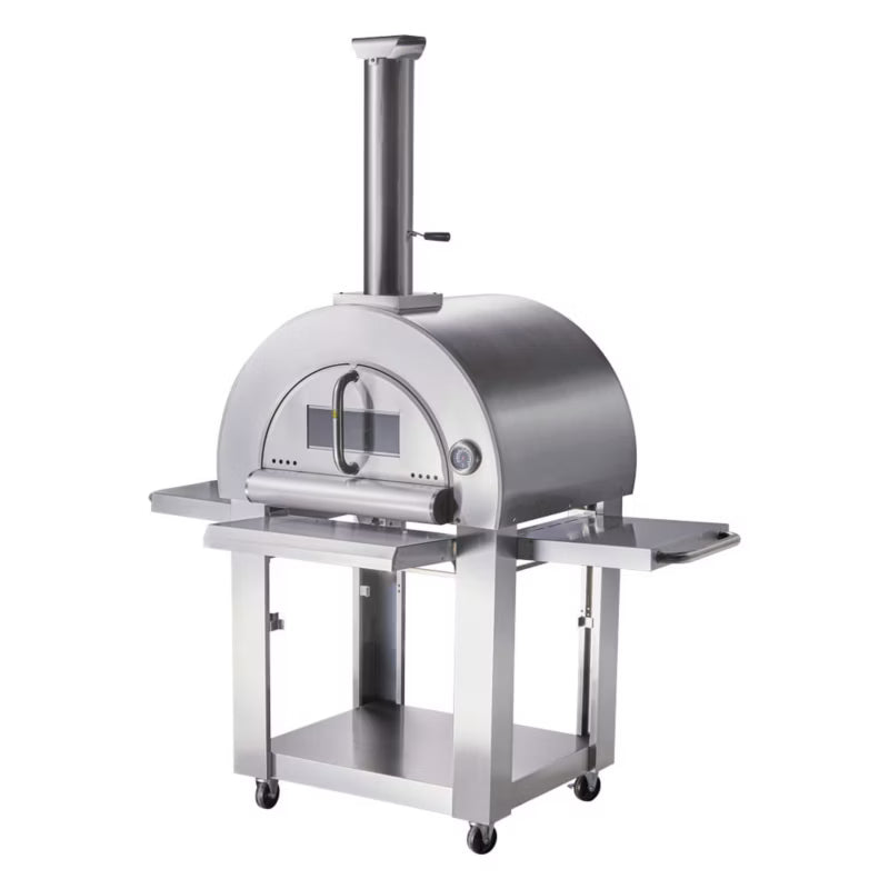 Pizzaovn AB459 Rustfrit Stål Sølv
