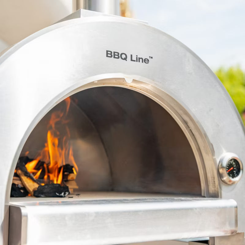 Pizzaovn AB459 Rustfrit Stål Sølv