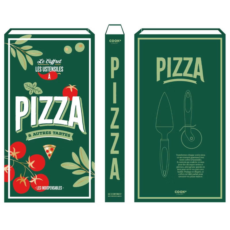 Pizzasæt Pizza Duo Sølv Rustfrit Stål