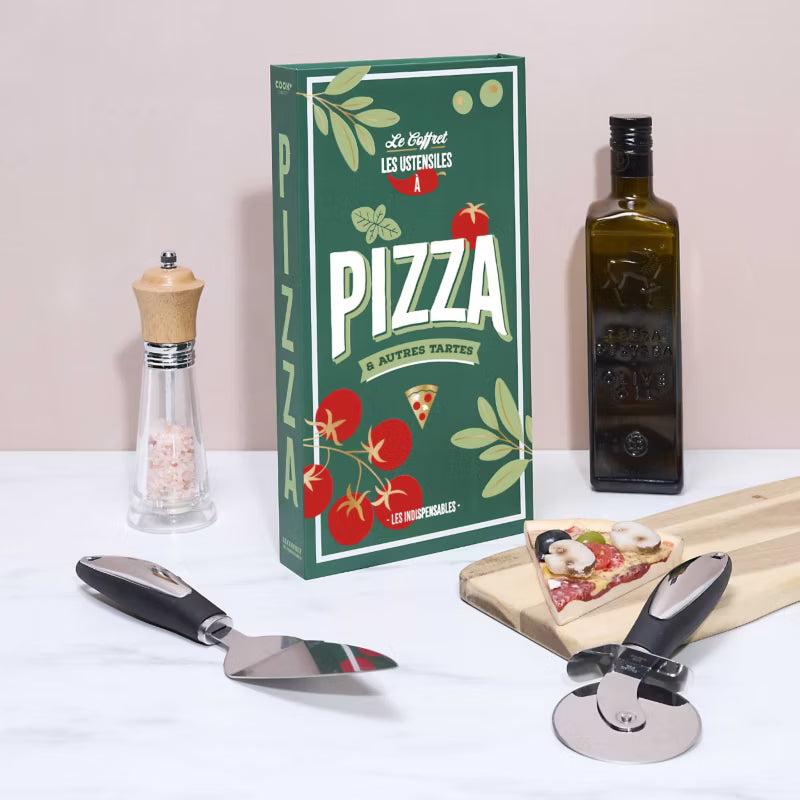 Pizzasæt Pizza Duo Sølv Rustfrit Stål