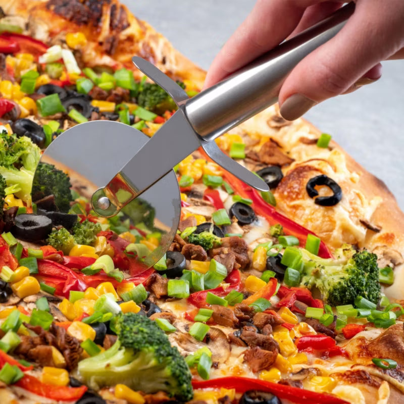 Pizzaskærer Rustfrit Stål Sølv
