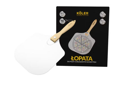 Pizzaspade Rustfrit Stål med Foldbart Håndtag