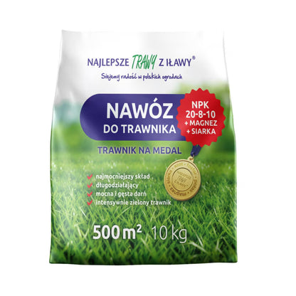 Plænegødning Granuleret 10 kg til 500 m²