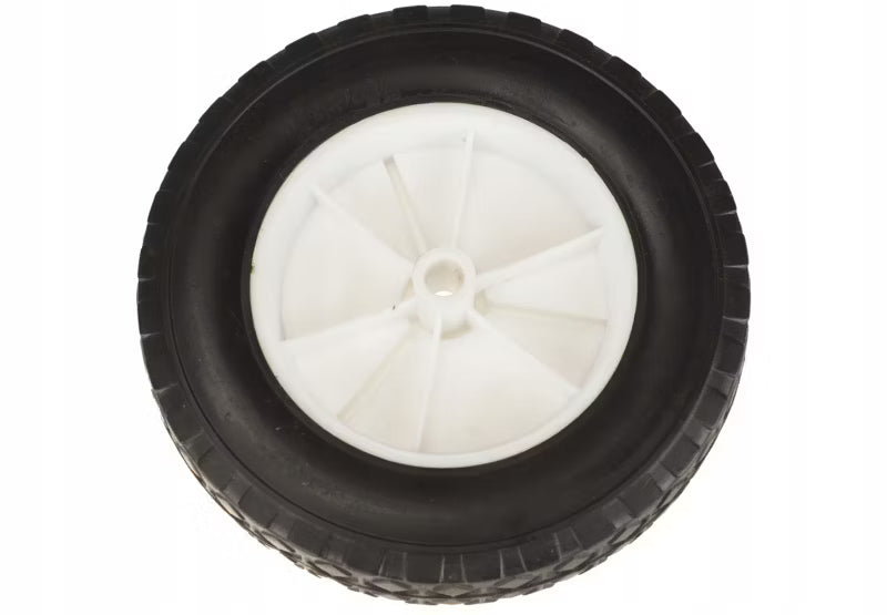 Plæneklipperhjul Ø180 mm Hvid med 12 mm Aksel 2 stk.
