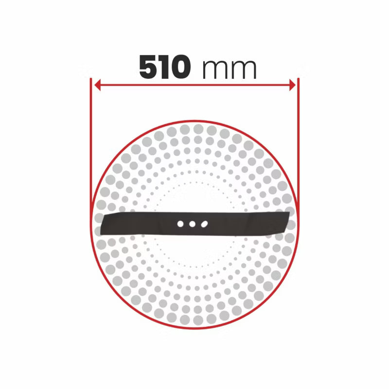 Plæneklipperkniv og Nav 51 cm Stål